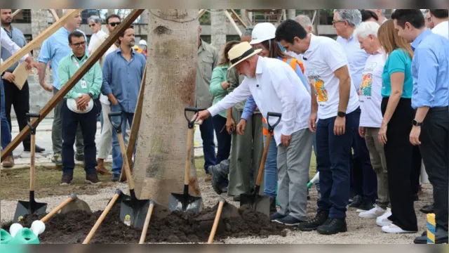 Imagem ilustrativa da notícia Lula visita obras do Parque da Cidade em Belém; veja fotos