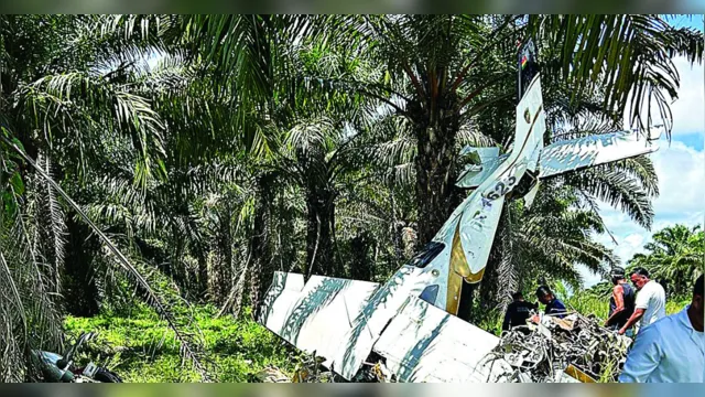 Imagem ilustrativa da notícia Avião com 30 kg de cocaína cai no interior do Pará