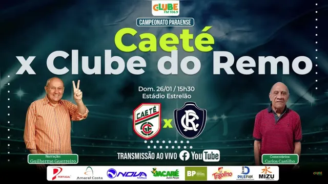 Imagem ilustrativa da notícia Tem Jogo no DOL e na Clube: ouça Remo x Caeté