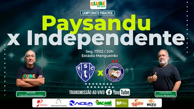 Imagem ilustrativa da notícia Tem Jogo na Clube e no DOL: ouça Paysandu x Independente