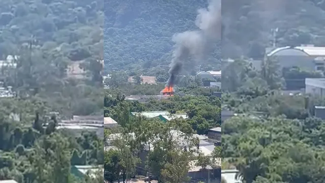 Imagem ilustrativa da notícia Incêndio de grandes proporções atinge Projac, na Globo