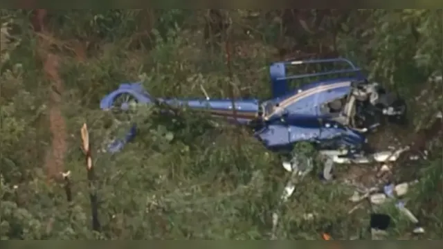 Imagem ilustrativa da notícia Casal morre em queda de helicóptero em SP