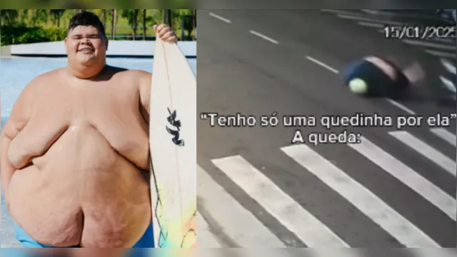 Imagem ilustrativa da notícia Gordão da XJ sofre acidente de moto e vídeo impressiona