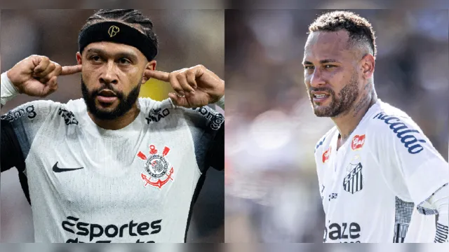 Imagem ilustrativa da notícia Corinthians de Depay x Santos de Neymar: veja onde assistir