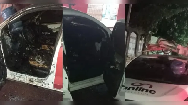 Imagem ilustrativa da notícia Carro de empresa de internet é incendiado por criminosos