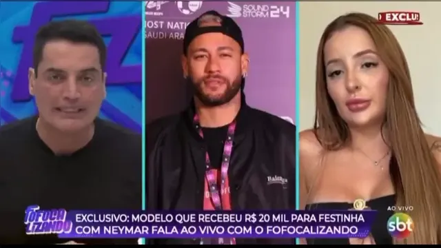Imagem ilustrativa da notícia 'Não contei nem a metade', diz mulher envolvida em polêmica com Neymar 
