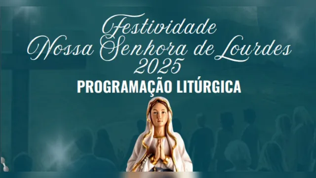 Imagem ilustrativa da notícia Veja programação da Festividade de Nossa Senhora de Lourdes