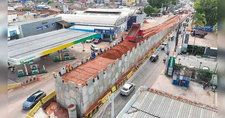 Imagem ilustrativa da notícia Teste de carga em viaduto altera trânsito na Mário Covas. Veja em tempo real