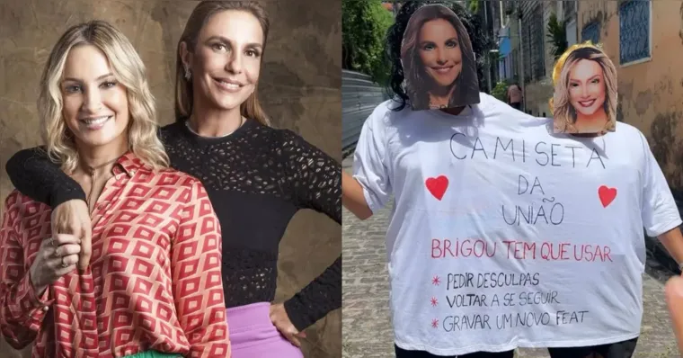 Imagem ilustrativa da notícia Fãs fazem camisa da união com Ivete Sangalo e Claudia Leitte