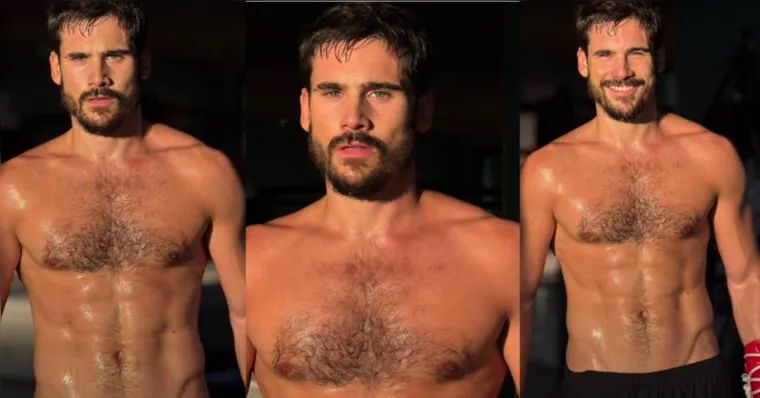 Imagem ilustrativa da notícia Nicolas Prattes posa sem camisa e celebra evolução do shape