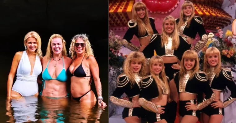 Imagem ilustrativa da notícia Ex-Paquitas se reencontram e curtem banho de cachoeira