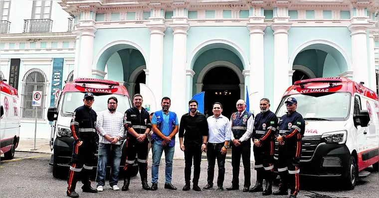 Imagem ilustrativa da notícia Belém recebe cinco novas ambulâncias para o Samu