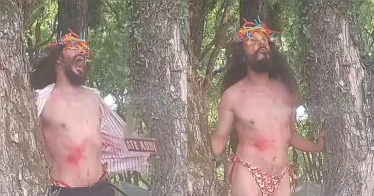 Imagem ilustrativa da notícia Jesus do "Bloco da Laje" causa polêmica em Porto Alegre