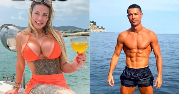 Imagem ilustrativa da notícia Andressa Urach relembra caso com CR7: "bem-dotado"