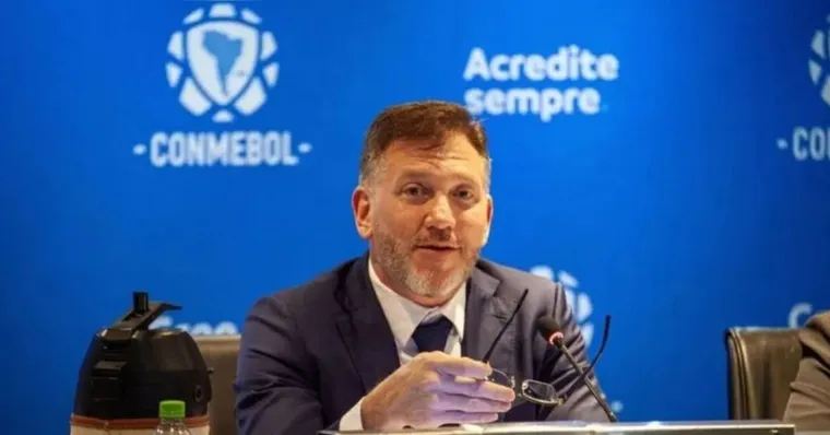 Imagem ilustrativa da notícia "Tarzan sem a Chita", diz presidente da Conmebol sobre clubes brasileiros