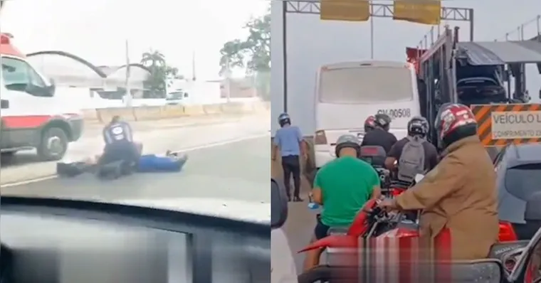 Imagem ilustrativa da notícia Duas pessoas ficam feridas em acidente na BR-316 