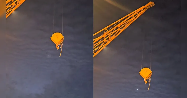 Imagem ilustrativa da notícia Vídeo: Homem detalha "flagra de OVNI" na Estação das Docas, em Belém