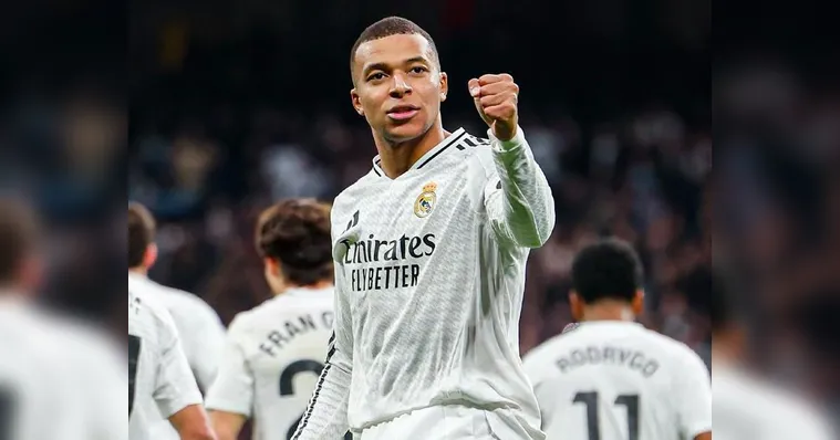Imagem ilustrativa da notícia Mbappé faz 2, Real Madrid bate Las Palmas e segue líder