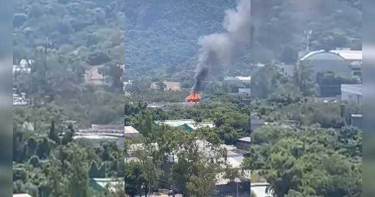 Imagem ilustrativa da notícia Incêndio de grandes proporções atinge Projac, na Globo