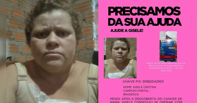 Imagem ilustrativa da notícia Família pede ajuda para custear tratamento de câncer