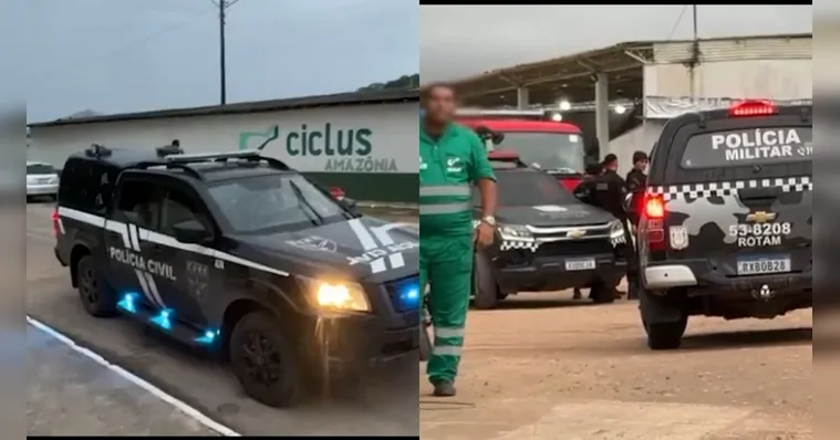 Imagem ilustrativa da notícia Vídeo: Trabalhadores são rendidos por grupo armado em Ananindeua