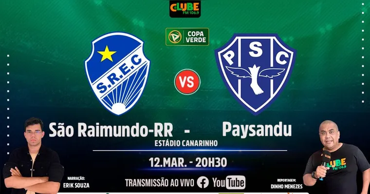 Imagem ilustrativa da notícia Tem Jogo no DOL e na Clube: ouça São Raimundo x Paysandu