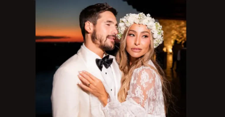 Imagem ilustrativa da notícia Nicolas posta fotos de casamento com Sabrina Sato; veja