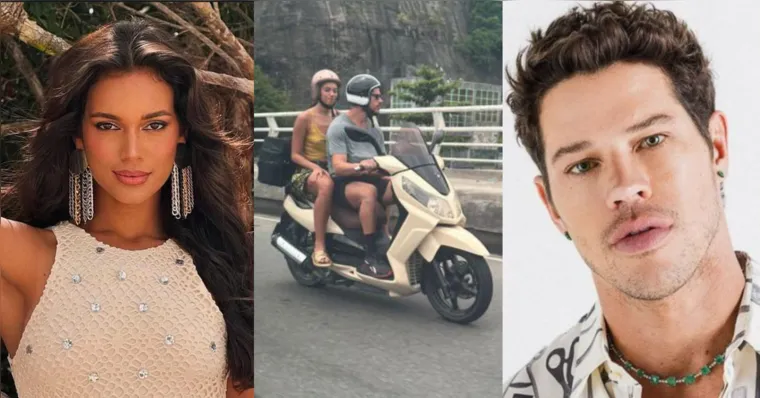 Imagem ilustrativa da notícia Novo amor? Alane Dias é flagrada em moto com José Loreto