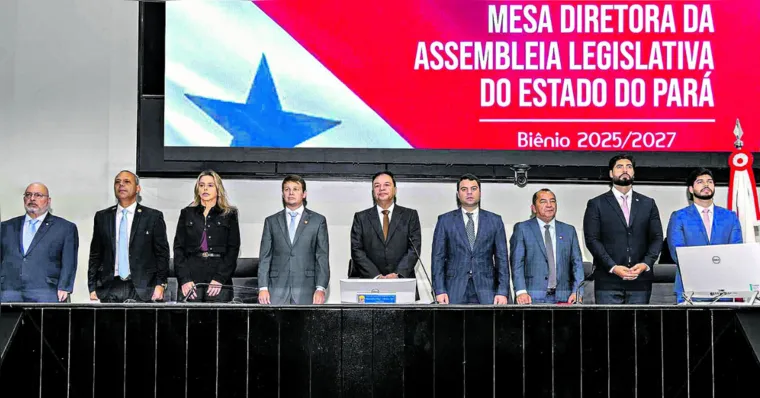Imagem ilustrativa da notícia Alepa empossa mesa diretora e Chicão anuncia nova sede