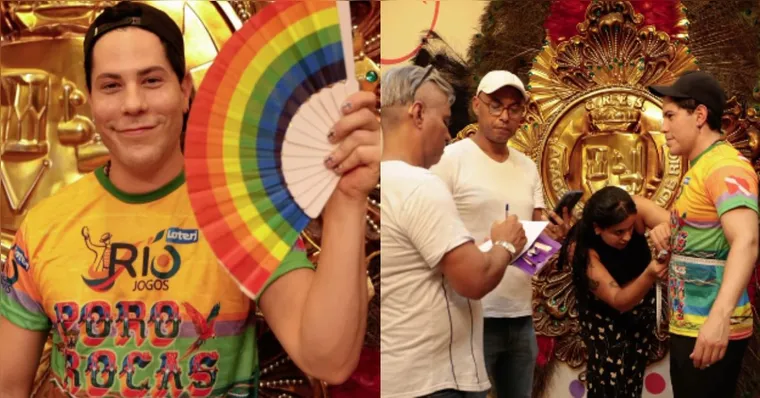 Imagem ilustrativa da notícia Christian Chávez visita sede da Grande Rio em Duque de Caxias