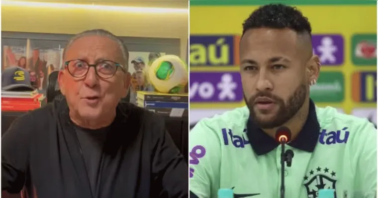 Imagem ilustrativa da notícia Galvão Bueno faz alerta preocupante sobre contrato de Neymar