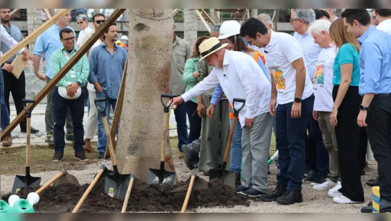 Imagem ilustrativa da notícia Lula visita obras do Parque da Cidade em Belém; veja fotos