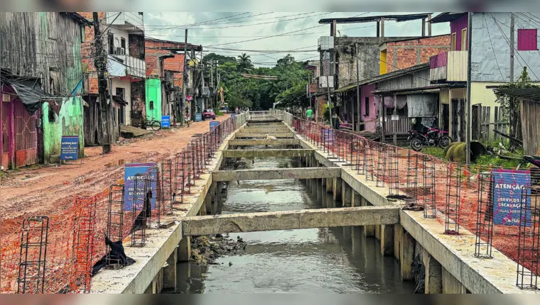 Imagem ilustrativa da notícia Obras de canais avançam no bairro do Curió-Utinga