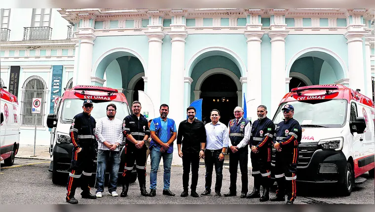 Imagem ilustrativa da notícia Belém recebe cinco novas ambulâncias para o Samu