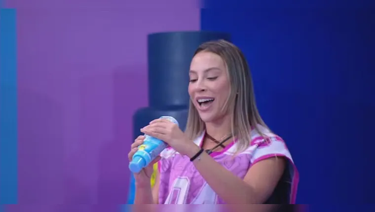 Imagem ilustrativa da notícia Renata vence Prova do Anjo no BBB 25 e define o Monstro