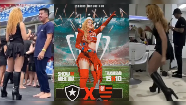 Imagem ilustrativa da notícia Supercopa: Joelma mostra preparo para show no Mangueirão