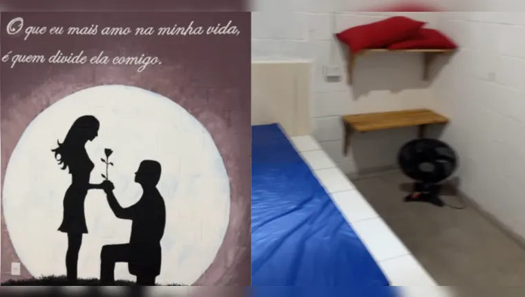 Imagem ilustrativa da notícia Motel na cadeia? Vídeo de cela para visita íntima viraliza