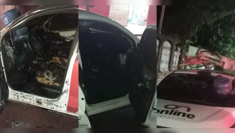 Imagem ilustrativa da notícia Carro de empresa de internet é incendiado por criminosos