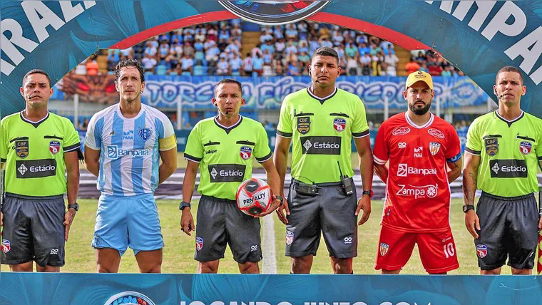 Partida entre Paysandu e Capitão poço na primeira fase do Parazão 2025