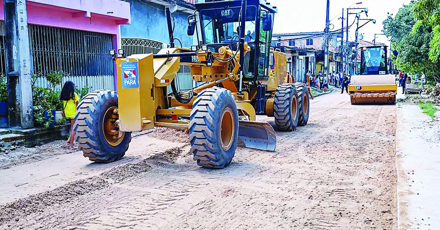 Ao todo, 16 ruas do bairro da Marambaia vão receber obras de pavimentação asfáltica ainda este ano