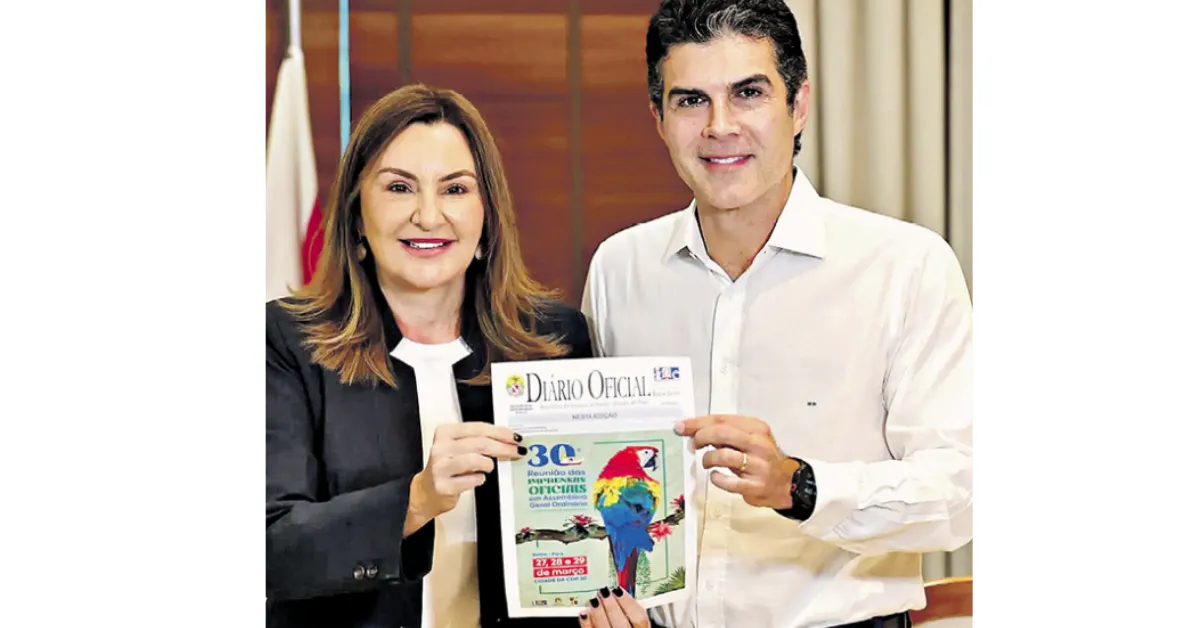 O governador Helder Barbalho e a vice-governadora Hana Ghassan