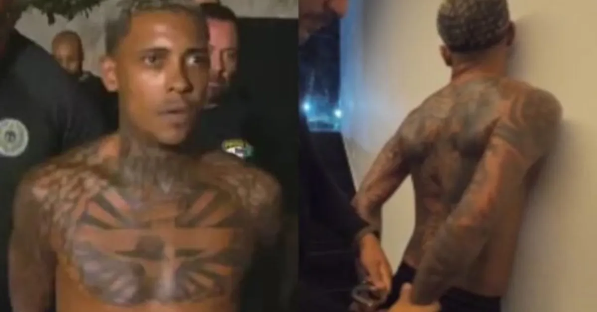 MC Poze do Rodo foi preso nesta quinta-feira (29) e encaminhado ao Complexo Penitenciário de Gericinó, na Zona Oeste do Rio