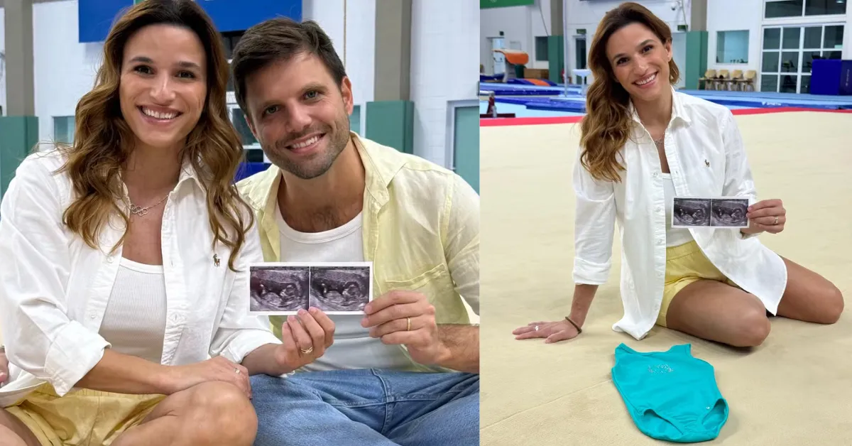 Jade Barbosa revelou que está grávida do primeiro filho.