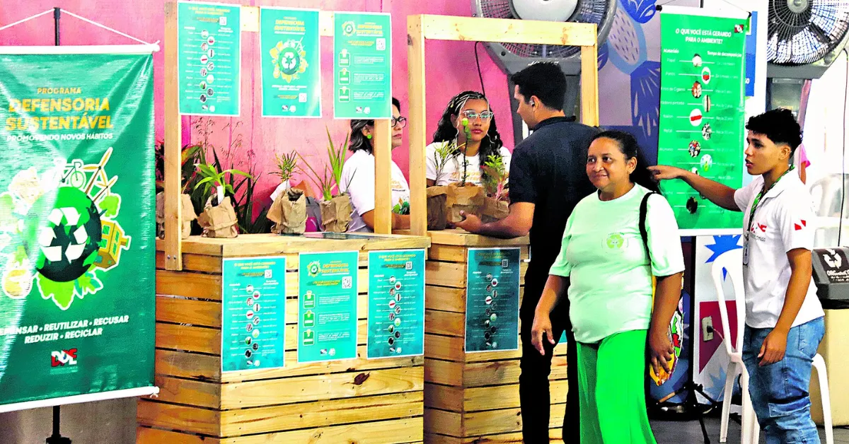 Defensoria Pública do Pará promove ação para catadores de materiais recicláveis.