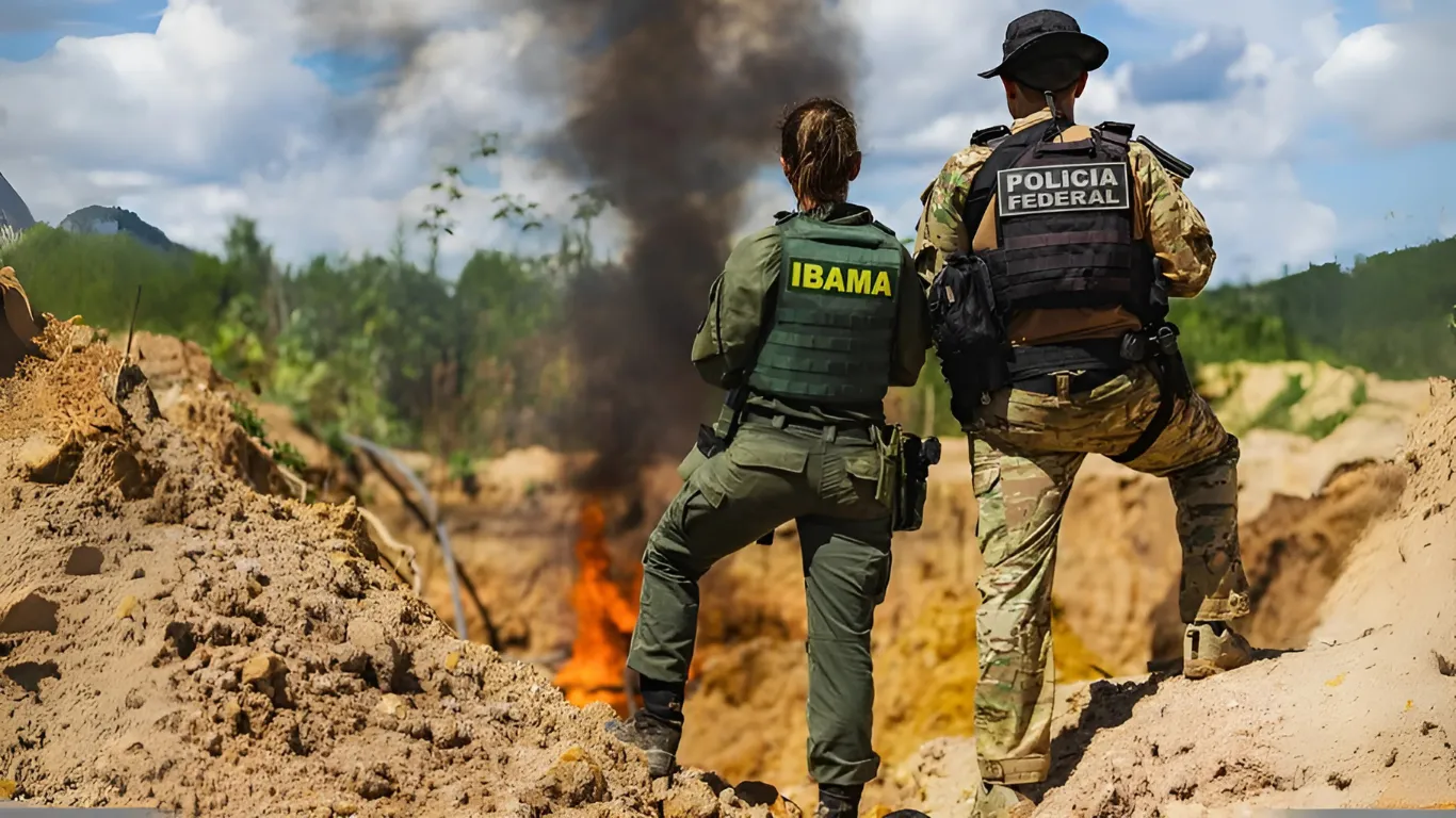A segunda semana da Operação de Desintrusão da Terra Indígena Kayapó, o Governo Federal intensificou a repressão ao garimpo ilegal