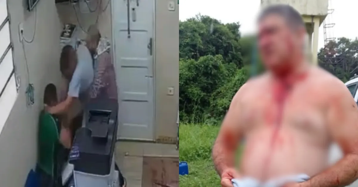 Um professor foi preso após esfaquear o diretor de uma escola em Manacapuru. O crime foi registrado por câmeras de segurança e está sendo investigado.