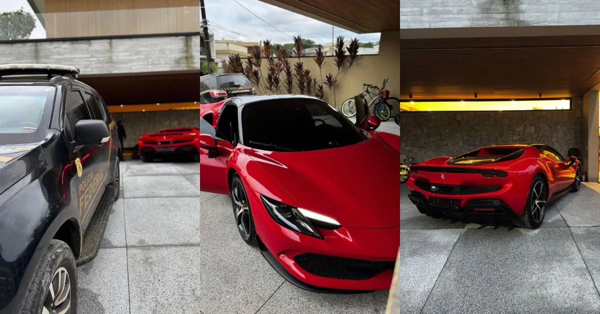 Organização ostentava carros de luxo