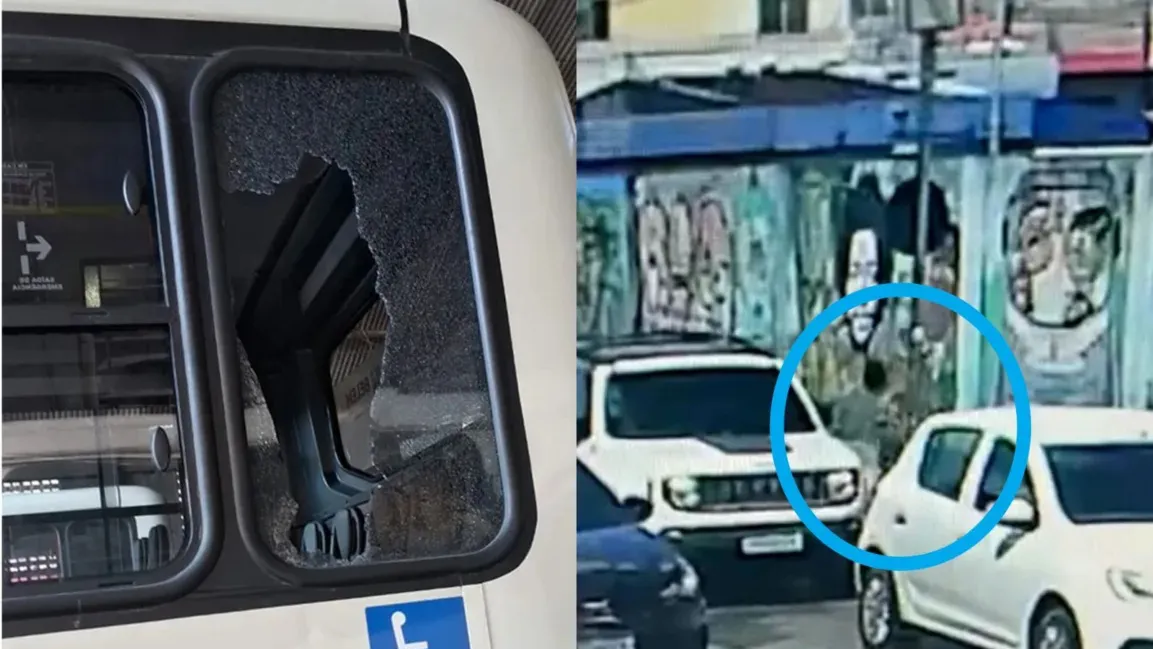 Pedra quebrou vidro traseiro do Geladão