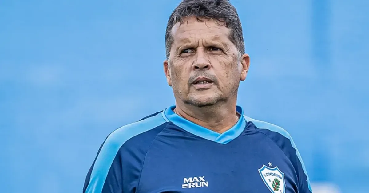Claudinei, 55 anos, foi contratado pelo Londrina em maio do ano passado.
