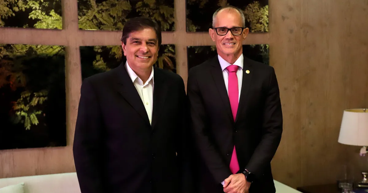 Camilo Centeno, presidente do Grupo RBA e Marcus Augusto Losada Maia.